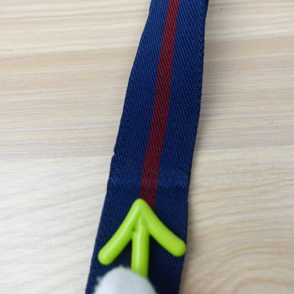 Suspender Mens Blue Striped Clip On Braces X Back Adjustable Elastic Stretch - Picture 8 of 10